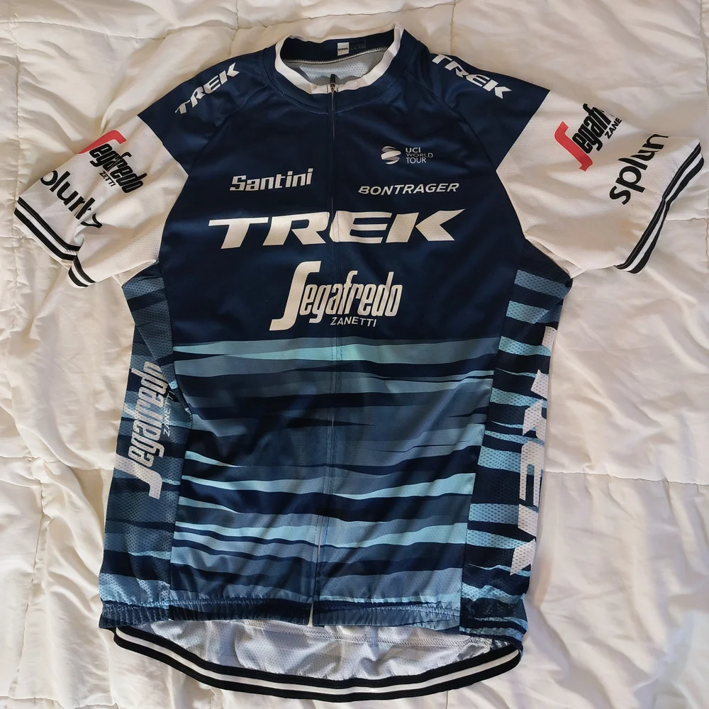 Trek Men's Blue Cycling Jersey - Picture 1 of 6